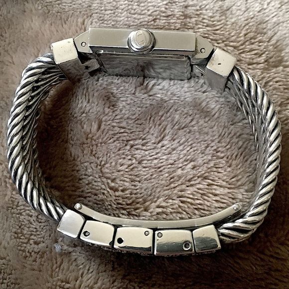 LOIS HILL Watch Sterling Silver Band Square Face - Picture 9 of 15